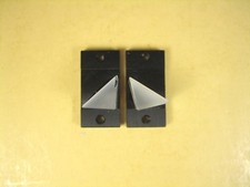 Mounted Optical Glass Prism 10mm L x 10mm Ht Lot of 2