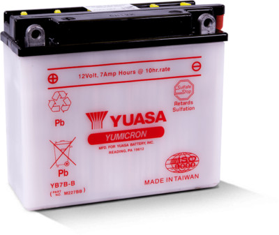 Yuasa YB7B-B Yumicron 12-Volt Battery for Motorcycles