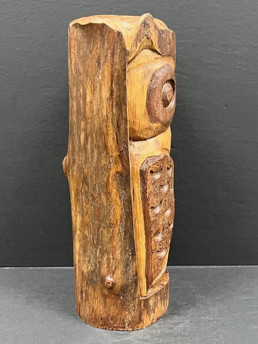 CARVED WOOD OWL PAPERMACHE MOLD #S - Picture 9 of 10