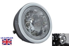 Faro proiettore moto con anello alone led per ducati monster 620 696 796 821 1200 s