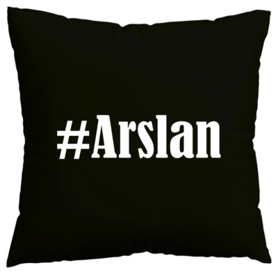 Kissenbezug #Arslan I love Arslan Schwarz 109776