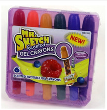 NIB- 6 Pack Mr. Sketch Scented Twistable Gel Crayons Storage Case- NEVER OPENED