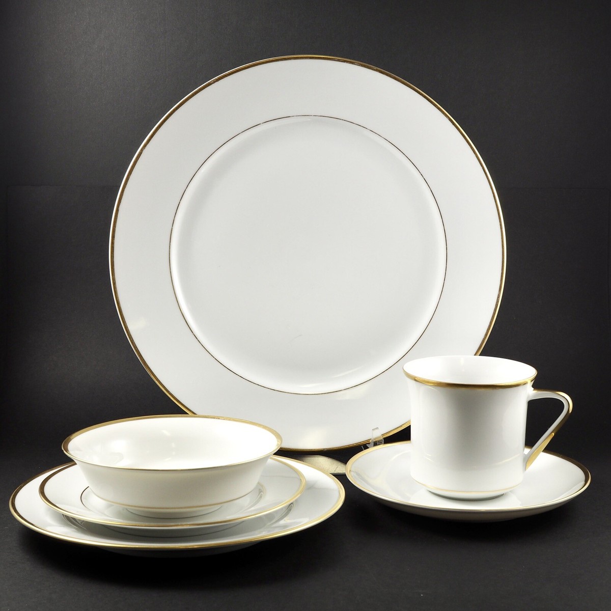 Johann Haviland Bavaria Germany Elegance with Gold Trim - 6 Piece