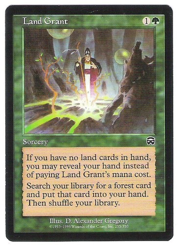 1x LP Land Grant - 255/350 C MMQ - MTG Magic x1 | eBay