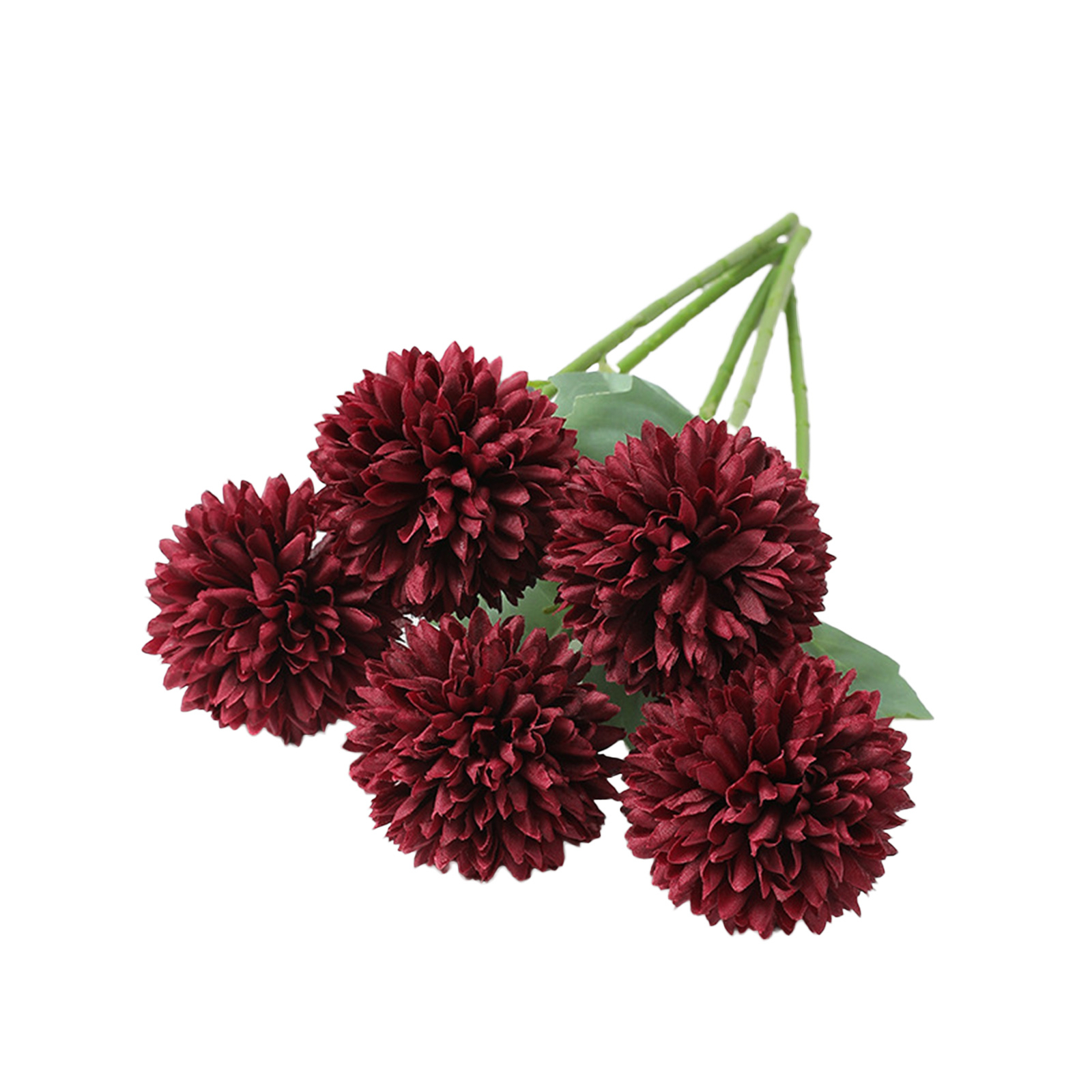 5pcs Fake Flower Antifading No Watering Colorful Long Stem Artificial