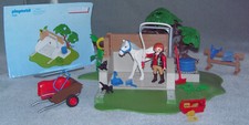 playmobil horse washing station