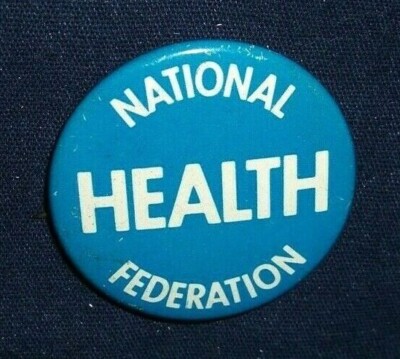 National Health Federation Pin 1 7/16''