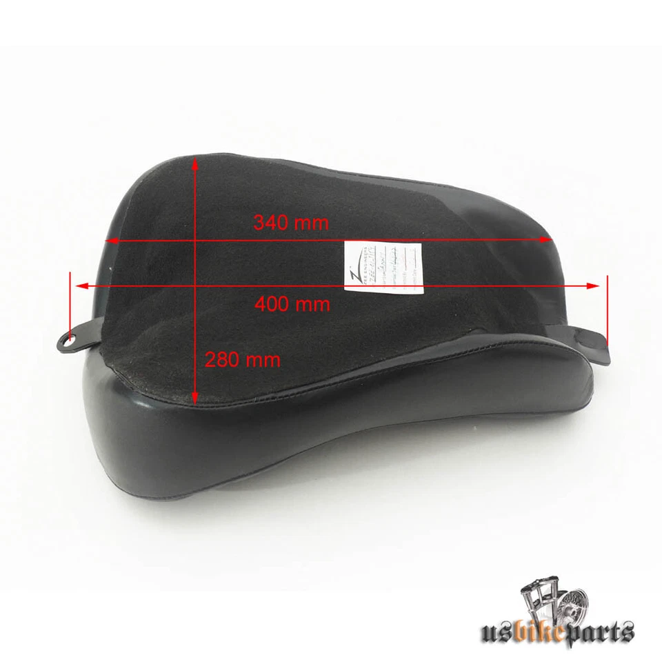 Cuir Véritable Solo Siège Selle Convient pour Harley-Davidson Sportster Ab 2010 - Photo 3/4