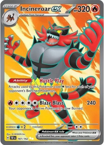 Incineroar Ex 187/162 SV05: Temporal Forces
