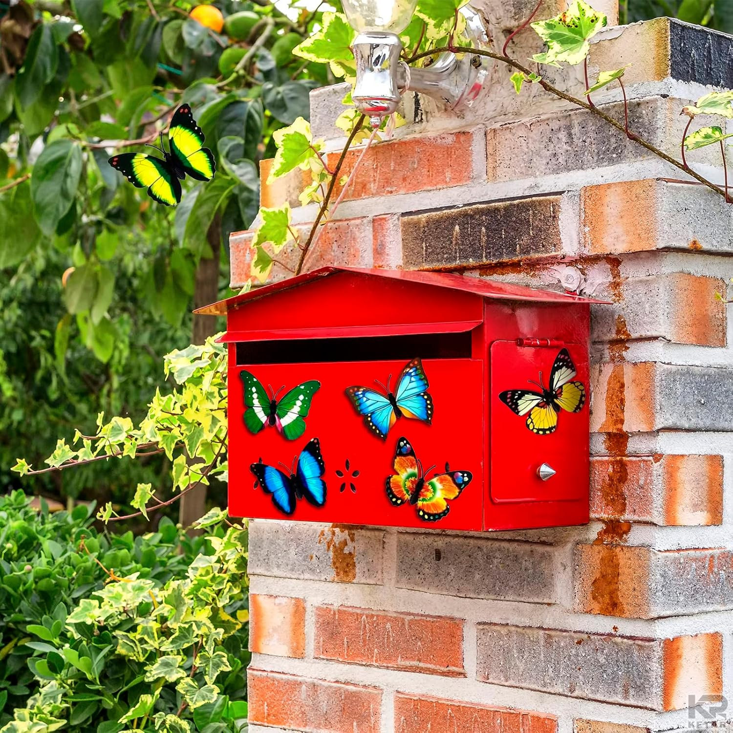 20 PCS Colorful Butterfly Refrigerator Magnets - Butterfly Wall Decor Strong Mag