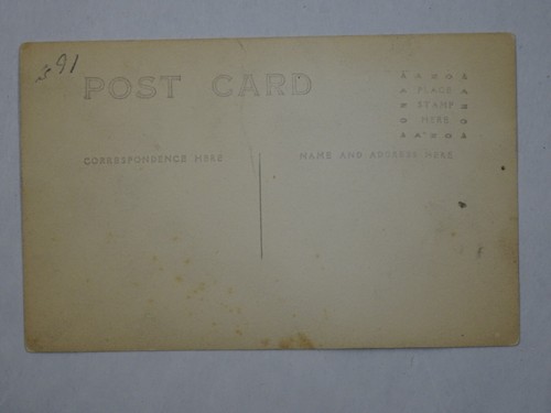1907-18 AZO foto reale cartolina ritratto di 4 giovani uomini in scena foto automatica USA - Foto 2 di 2