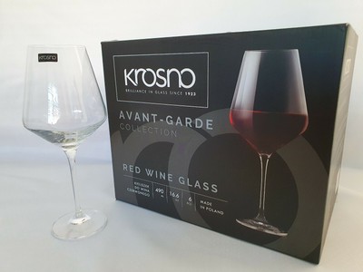 krosno harmony red wine glasses