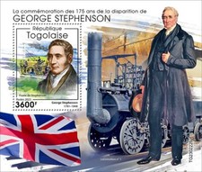 2024/01 - TOGO - GEORGE STEPHENSON       1V  complet set    MNH **