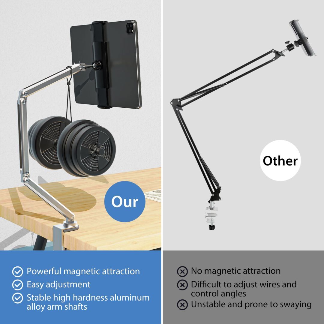 KUXIU X36 360° Adjustable Folding and Multi-Function Table Mount