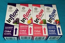 Lot Of 4 Different CIRKUL Flavor Cartridges Inflow Energy Sampler Pack FREE SHPN