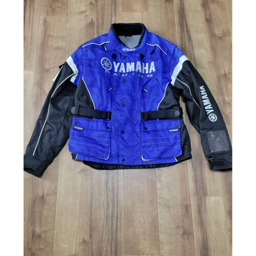 Unused YAMAHA Racing Jacket Nylon Jacket Blue, black, white Unused YAMAHA Racing Jacket Nylon Jacket Blue, black, white