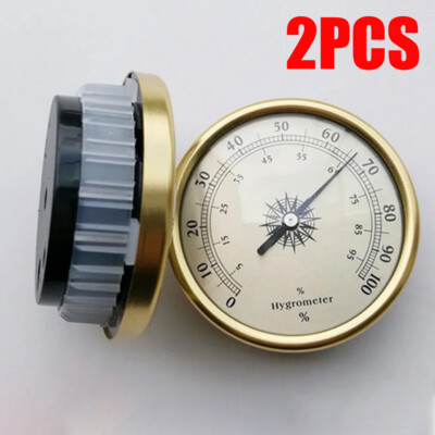 2PC Portable Accurate Analog Hygrometer Humidity Meter Indoor Outdoor USA Stock