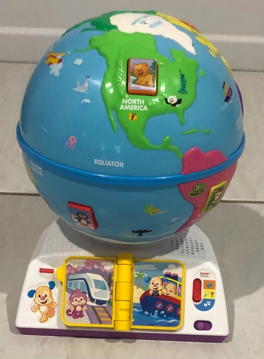 Fisher price laugh and 2024 learn greetings globe