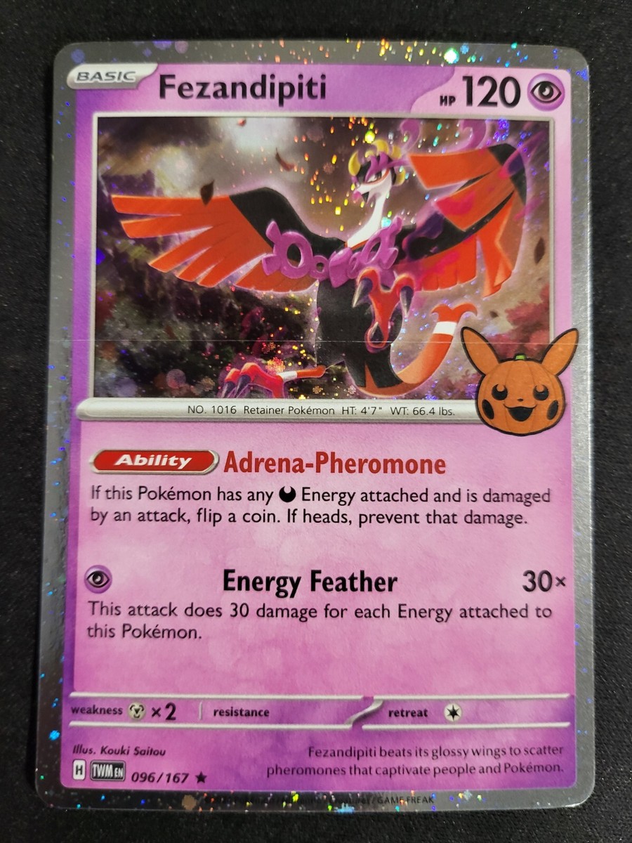 Pokémon TCG Halloween Trick Or Trade 2024 Fezandipiti #96/167