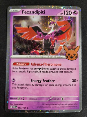 Pokémon TCG Halloween Trick Or Trade 2024 Fezandipiti #96/167