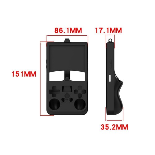 Silicone Protective Case for R36 MAX Gaming Console Drop Protection Solid Color - Picture 2 of 26