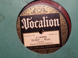 RED VOCALION 78 RECORD 14695/SELVIN'S ORCHESTRA/SLEEP/THE WEST,A NEST AND  YOU/EX | eBay