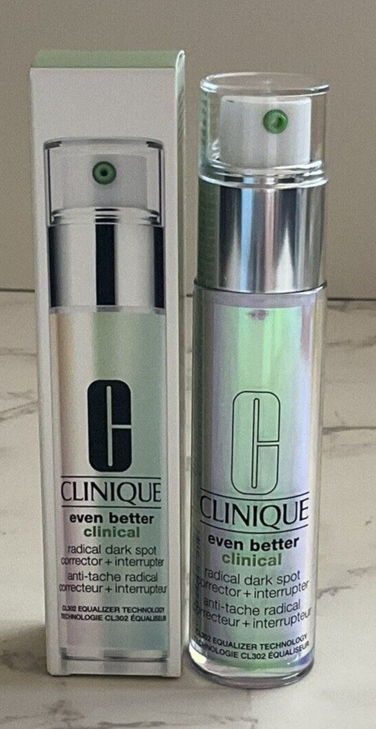 Clinique Even Better Clinical Radical Spot Corrector + Interrupter 1 oz/30ml NIB