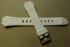 Ladies Timex T5K248 10 Lap 100M Ironman Triathlon 14mm White Sport Watch Band