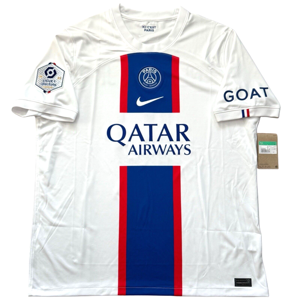 【新品/タグ付き】21/22 PSG ♯10 ネイマール【Lサイズ】3rd 新品/タグ付き】21/22 PSG ♯10 ネイマール【Lサイズ】3rd 新品⁄タグ付き】