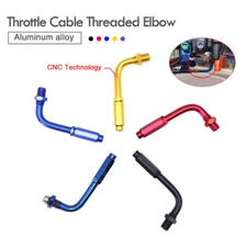 90 Degree Throttle Cable Adjuster Bendy Cable Guide Motorcycle