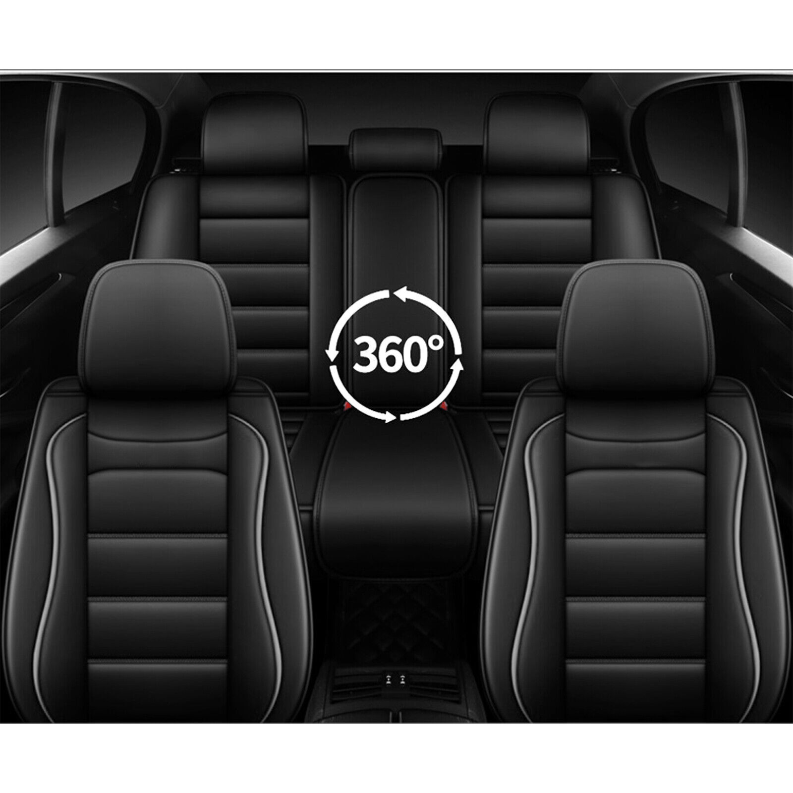 2009-2024 Nissan Frontier PU Leather Car Seat Covers Front & Rear Protection