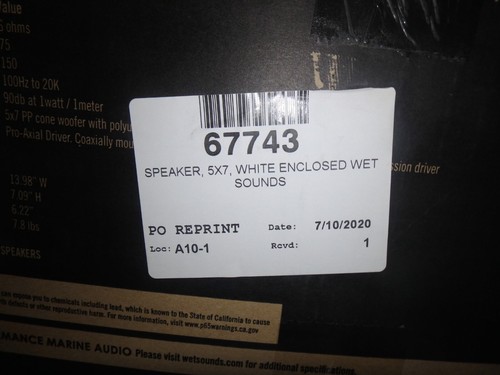 Wet Sounds REV 5x7 SM-W Speakers - Picture 4 of 4