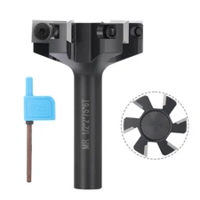 6 Wing Spoilboard Surfacing Router Bit 1/2"Shank Slab Flattening Milling Cutter