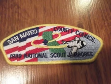 MINT 1989 JSP San Mateo Council Yellow Border