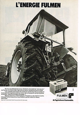 ADVERTISING ADVERTISING 014 1979 FULMEN batteries