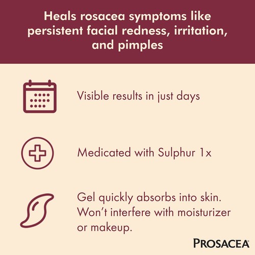 - Medicated Rosacea Treatment for Face - Heals Rosacea Symptoms of Redness, P... - Picture 3 of 4