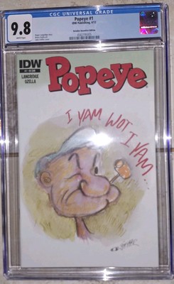 Popeye #1 Variant 2012 CGC 9.8