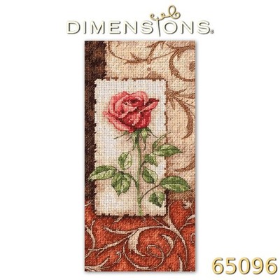 Dimensions Single Rose Counted Cross Stitch Kit 65096