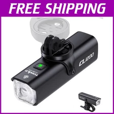 Garmin/GoPro Compatible Bike Headlight - 1200 Lumens