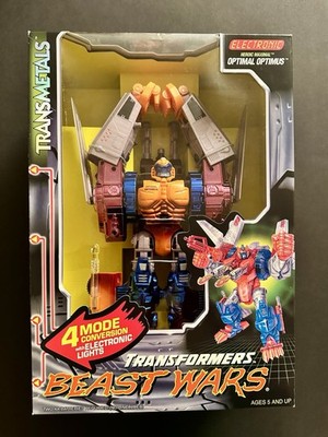 Optimal Optimus Transformers Beast Wars Transmetals 2 1998 Kenner NEW (See Desc)