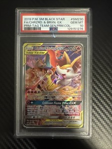 Charizard and Braixen GX Psa 10 | eBay