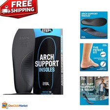 Orthotic Arch Support Insoles - Ultimate Comfort and Pain Relief for Men 11-11.5