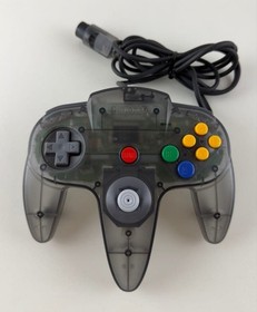 Nintendo 64 Clear Black Console 64DD Launch Model Boxed Japan N64