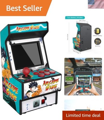 2.8 Inch Color Handheld Game Console with 156 Games - Perfect Gift for Kids