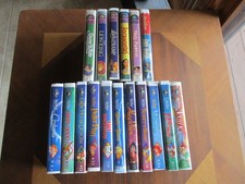 Walt Disney Movies VHS VCR Tapes Lot 17 Black Diamond Masterpiece Collection
