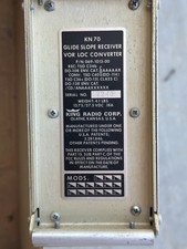 KING RADIO CORP 069-1013-00 GLIDE SLOPE RECEIVER, VOR/LOC CONVERTER, MODEL KN70