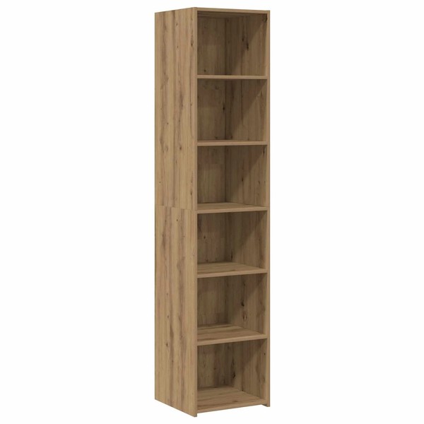 Sideboard Artisan-Eiche Breite 40 Cm Tiefe 41 Cm HöHe 185 Cm Holzwerkstoff-image