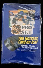 1990 Pro Set Hockey Series 1 Unopened 36 Pack Wax Box - French?