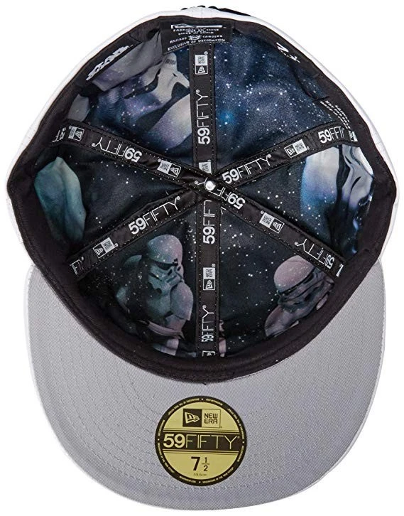NUEVO CON ETIQUETAS Auténtico Coleccionable Star Wars Storm Trooper IV New Era 59Fifty Sombrero Ajustado Foto 3 de 4