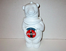 Vintage Coca Cola Polar Bear Plastic Water Bottle Collectible Coke